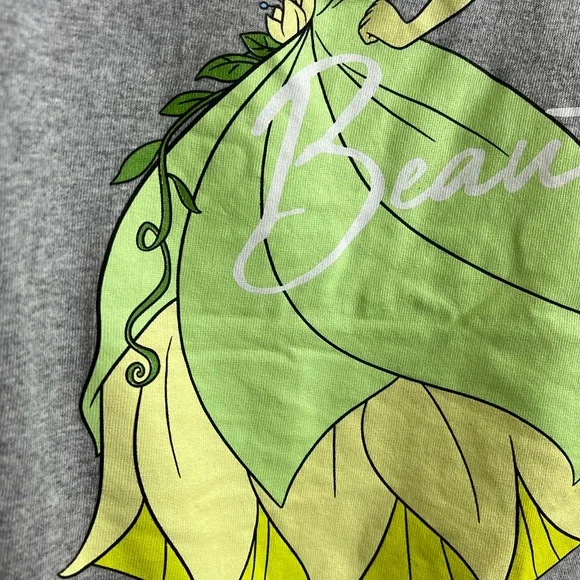 DISNEY “BOLD IS BEAUTIFUL” BROWN PRINCESS GREY SHORT SLEEVE T SHIRT - Picture 5 of 8